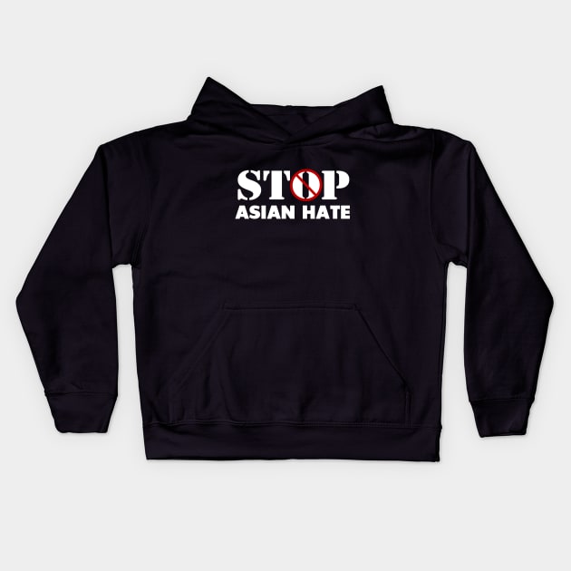 STOP ASIAN HATE Kids Hoodie by ArtisticFloetry